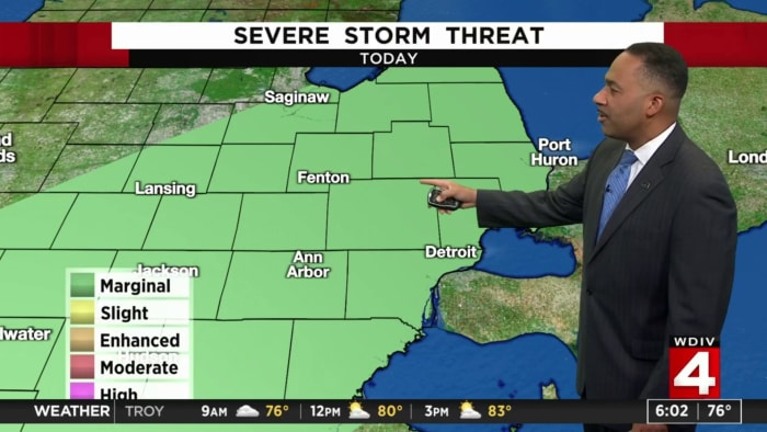 Metro Detroit Forecast: Sunday Brings New Severe Storm Risk